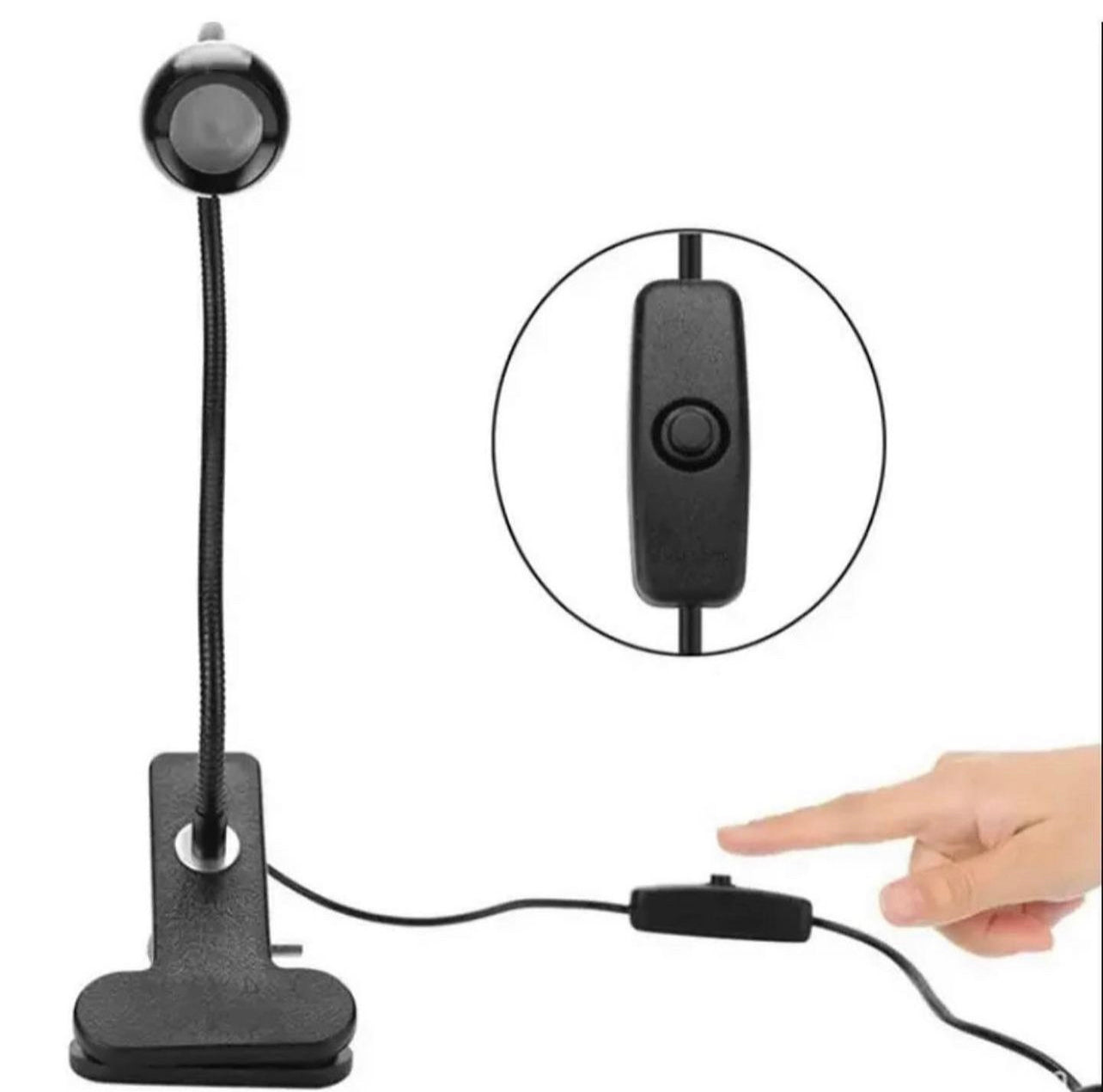 Flexible Nail Uv/Led light + table clip- Black