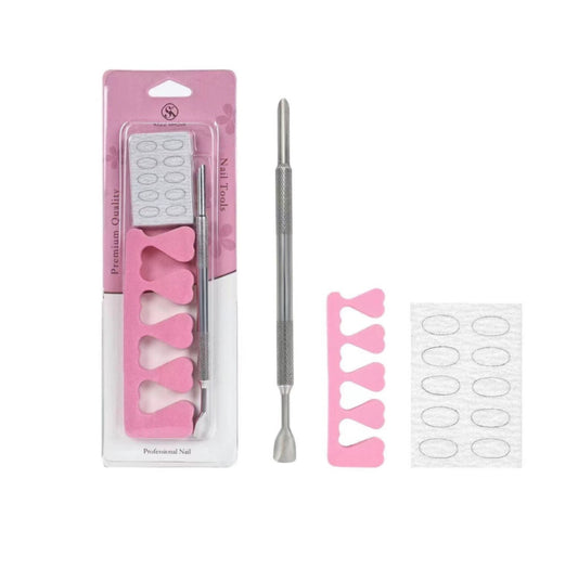 Double Side Cuticle Pusher - 3 pcs