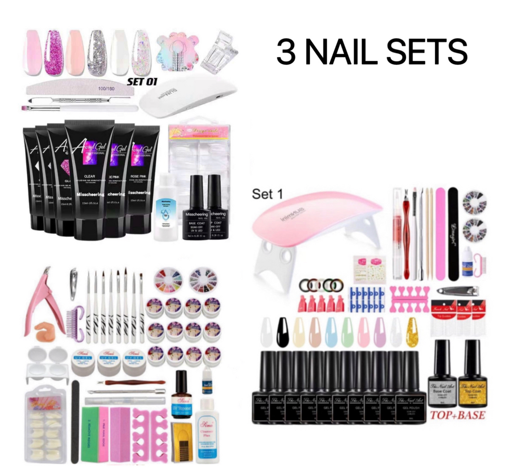 3 NAIL KITS COMBO - SET 01
