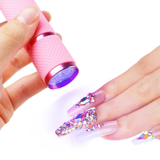 MINI UV LED TORCH PINK - 18W