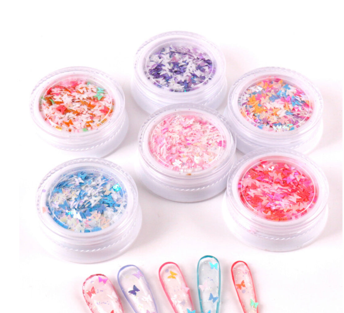 6 pcs Colors Butterfly Pot
