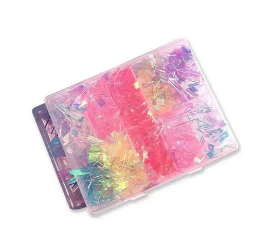 NAIL FOIL - RAINBOW STRIPS