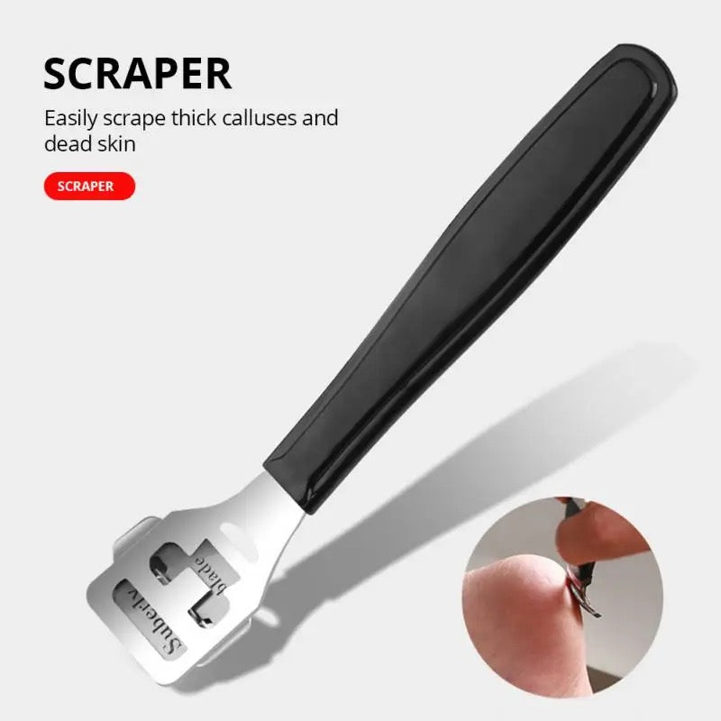 Black Pedicure Set - 8 pcs