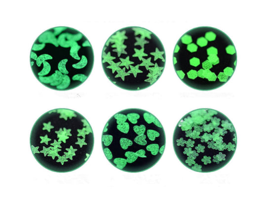 Glow in the dark Art - 6pcs/set