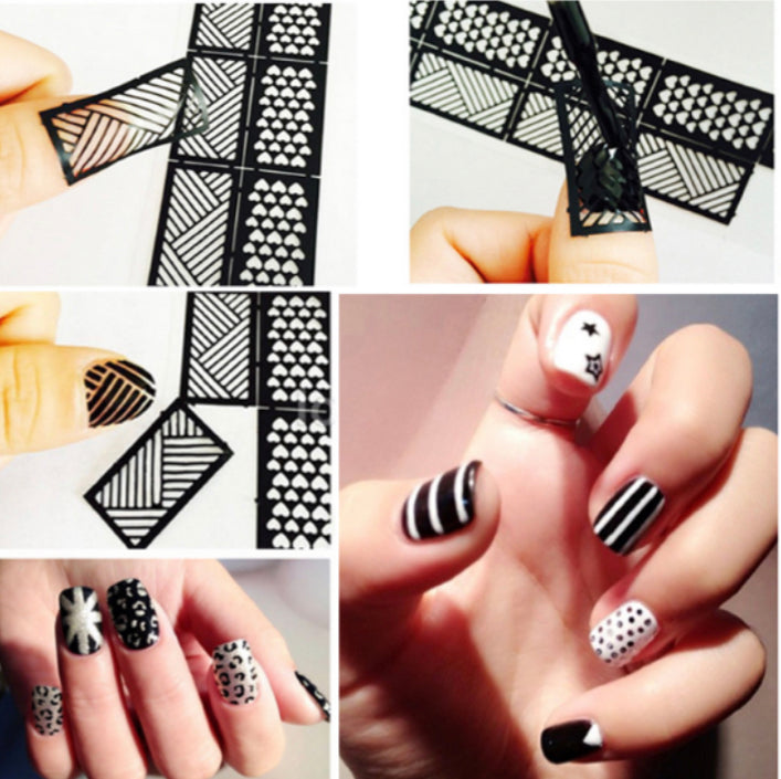 Strip Stencil Sticker - 20pcs