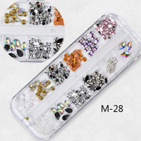 Grids Nail Decoration M-28