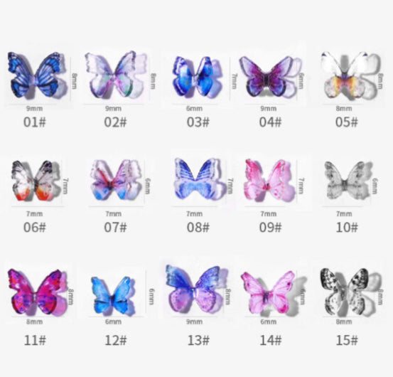 Resin Stereoscopic Butterfly- 1pcs