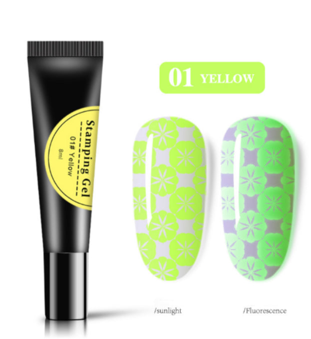 Glow in the dark Stamping Gel - 8ml