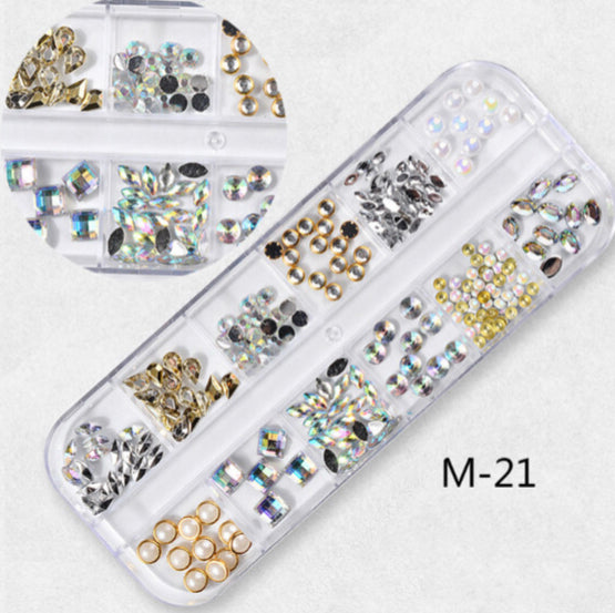 Grids Nail Decoration M-21