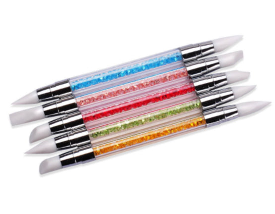 Nail Silicone Pen Pushers - 5pcs