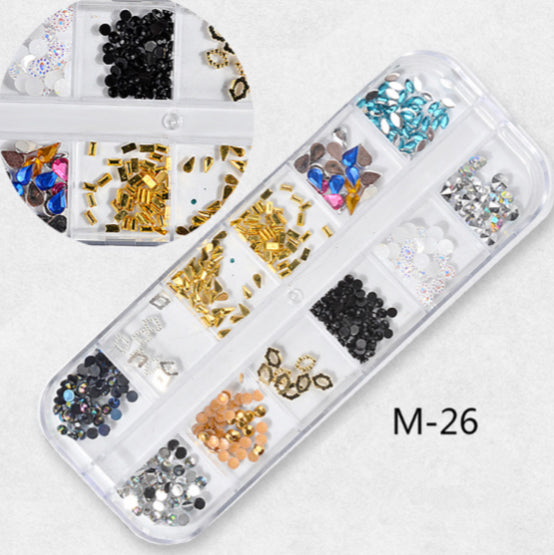 Grids Nail Decoration M-26