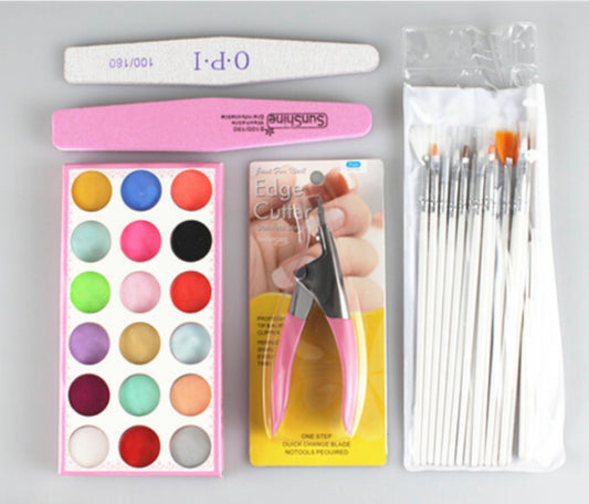 MANICURE FULL KIT - ACRYLIC & GEL - 35pc