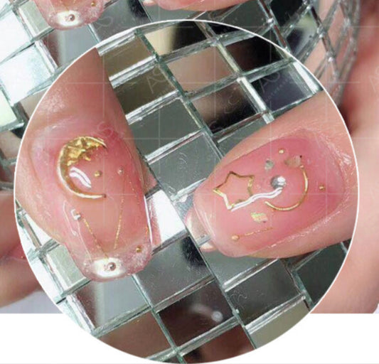 Star rivet flat gold