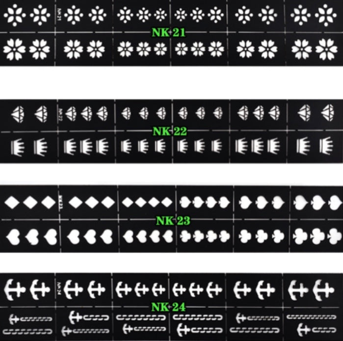 Strip Stencil Sticker - 20pcs