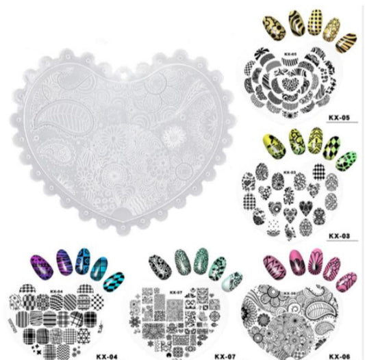 Plastic Heart Stamping Plate