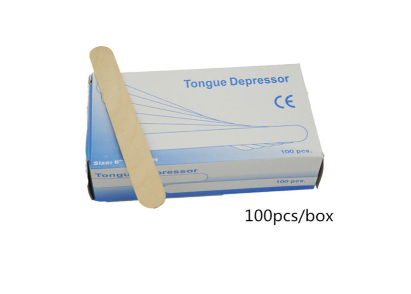 disposable wooden tongue depressor