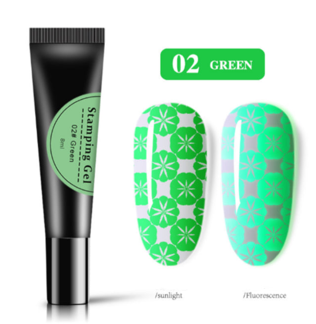 Glow in the dark Stamping Gel - 8ml