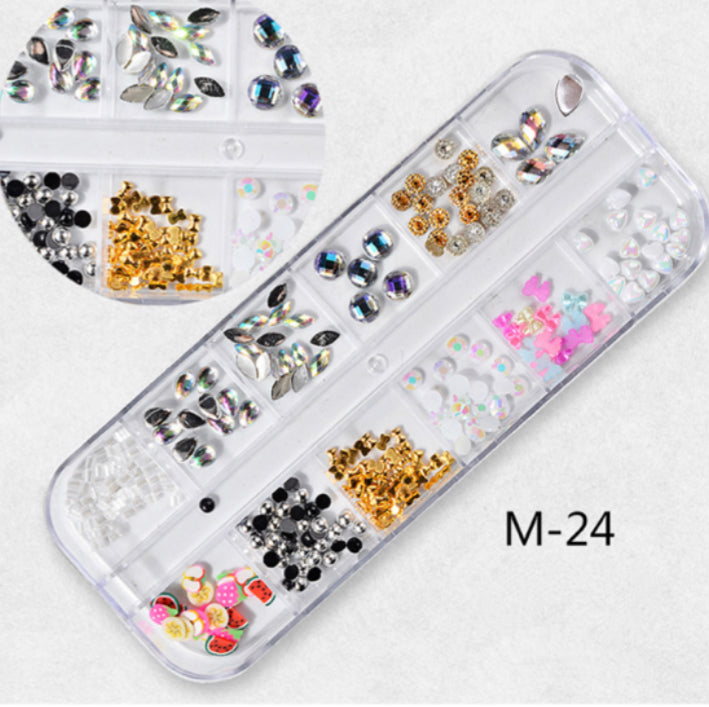 Grids Nail Decoration M-24
