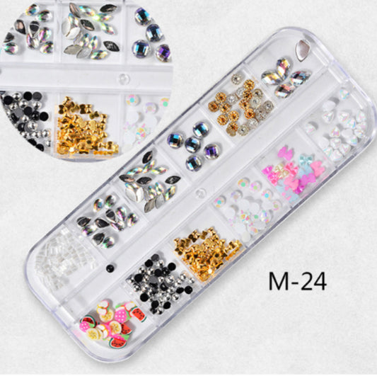 Grids Nail Decoration M-24
