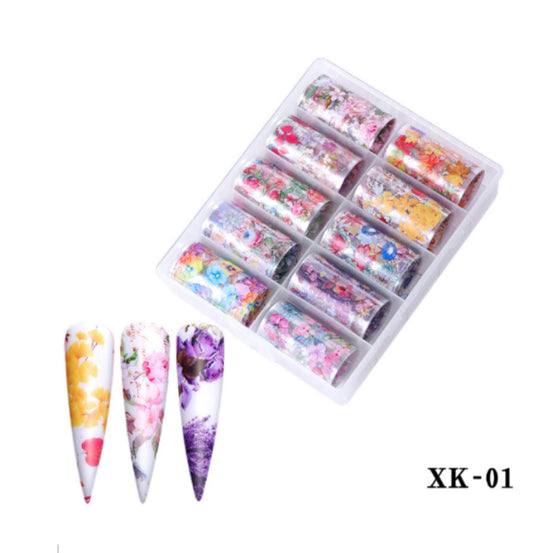 X k Nail Foil Paper 4m *100cm