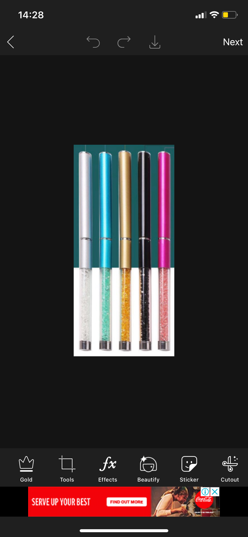 Different Diamond Manicure Brush Set - 5 pcs