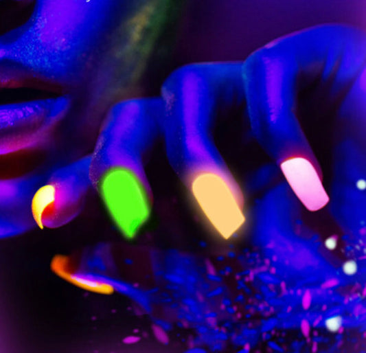 12 pcs Glow in the dark Acrylic Powder
