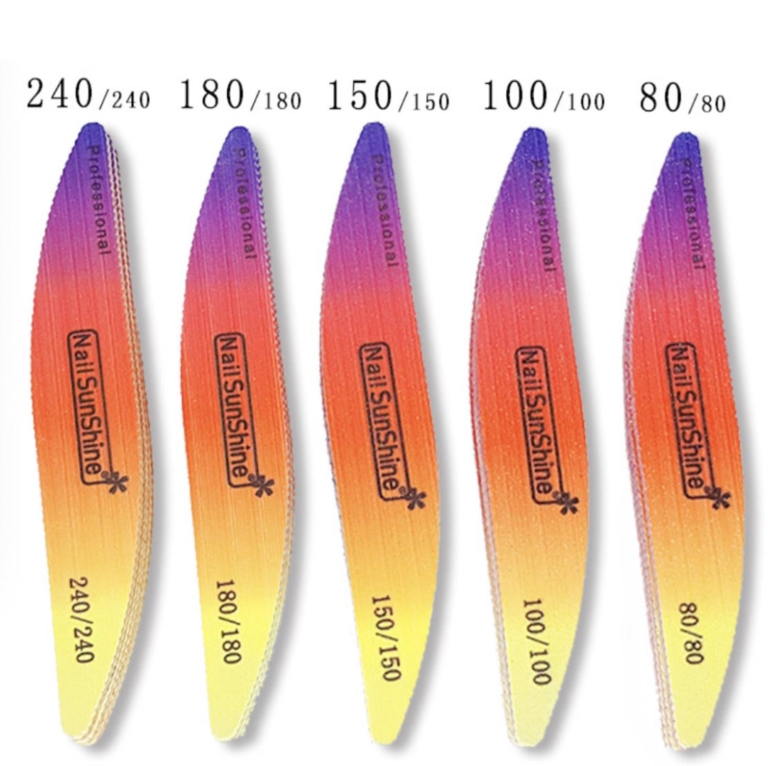 S Shape Nail File - 25 pcs