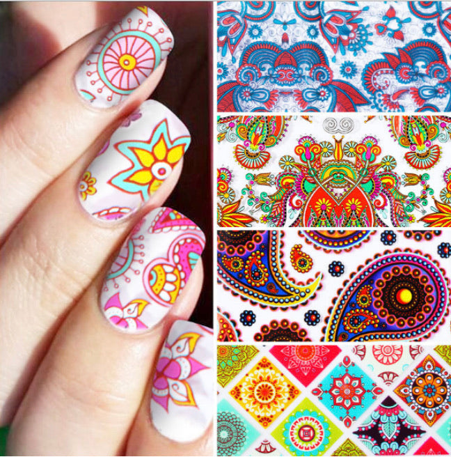 Bosmia Nail Foil Paper - 10pcs