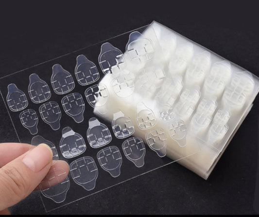 Double Sided Press On Nail Adhesive Soft Stickers - 50 pcs