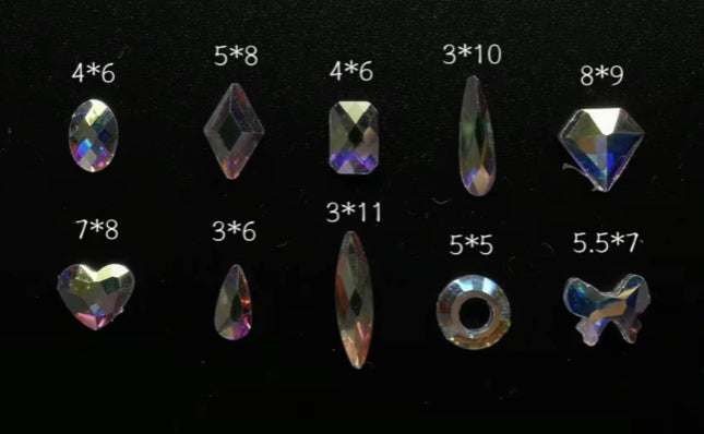 Shaped Nail Diamonds - 50pcs