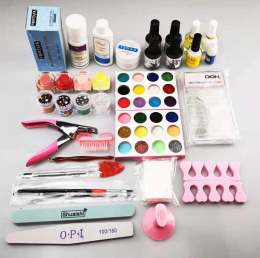 Gel and Nail Foil Paper Kit - 33 pcs