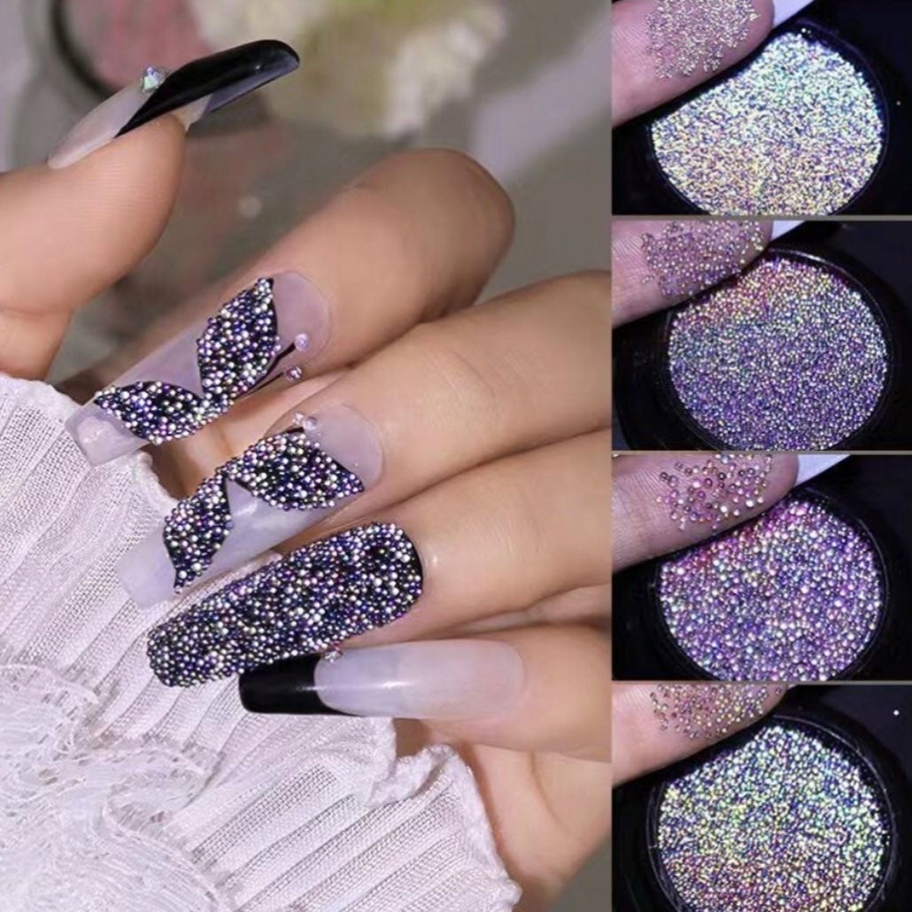 Laser 3D Nail Beads