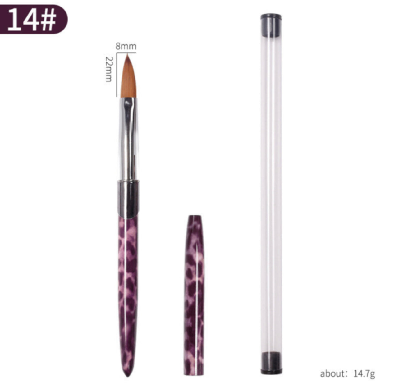 Acrylic Brush Marble