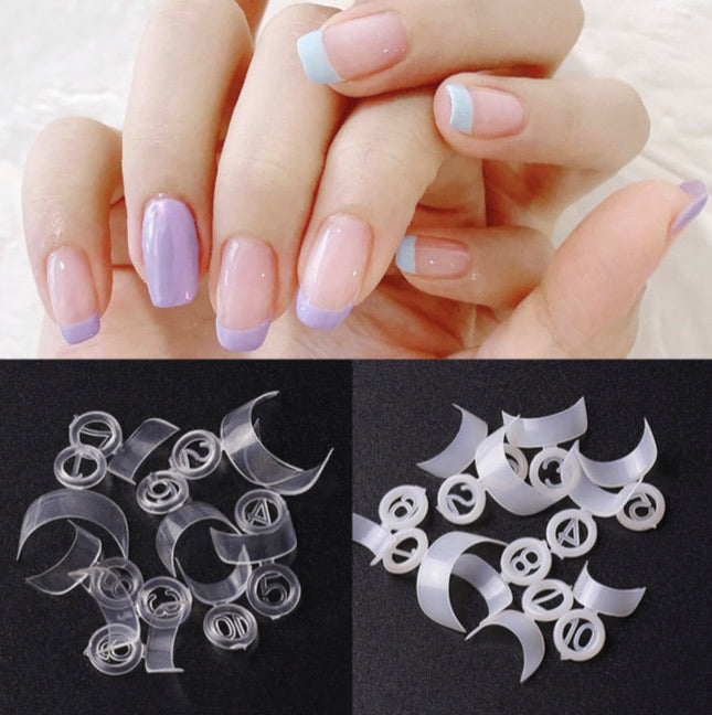 Crescent Edge Packet Nail Tips - 500pcs