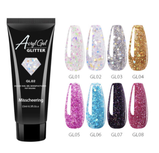 Glitter Poly Gel - 15ml