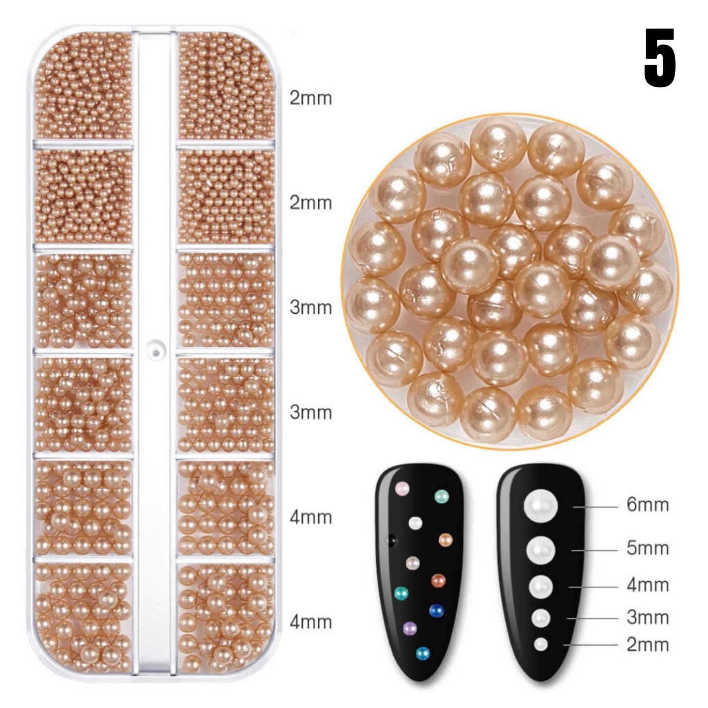 Pearl Nail Art Decoration