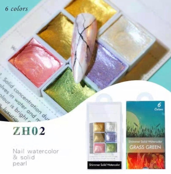 Shimmer Solid Watercolour Pigment