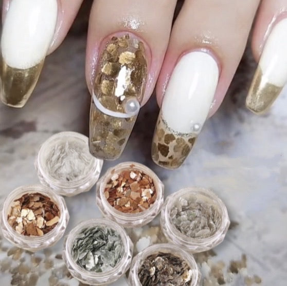 Mineral Copper Gold pieces