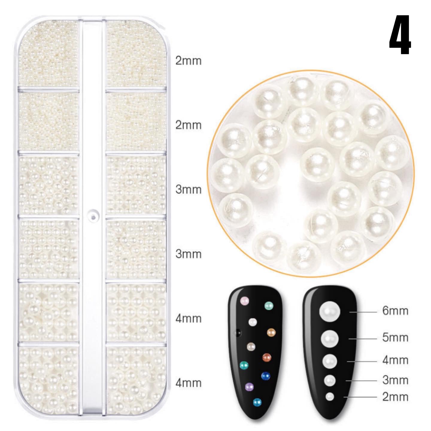 Pearl Nail Art Decoration