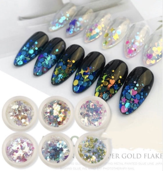 Flake Nail Decoration