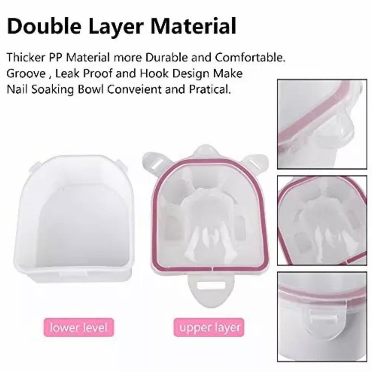 Soak-Off Bowl Acetone Holder Liquid