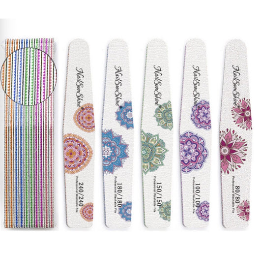 Flower Nail File - 25 pcs