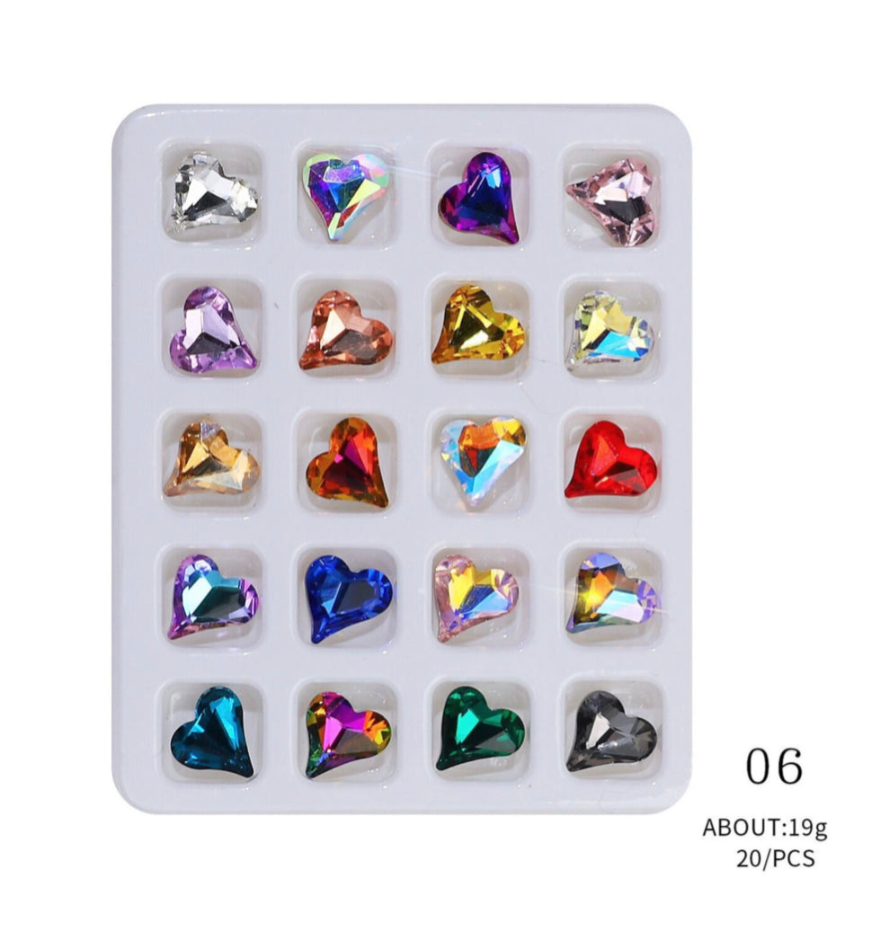 DRILL NAIL RHINESTONES