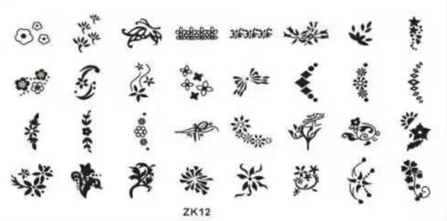 Nail Stamping Metal Plate - ZK