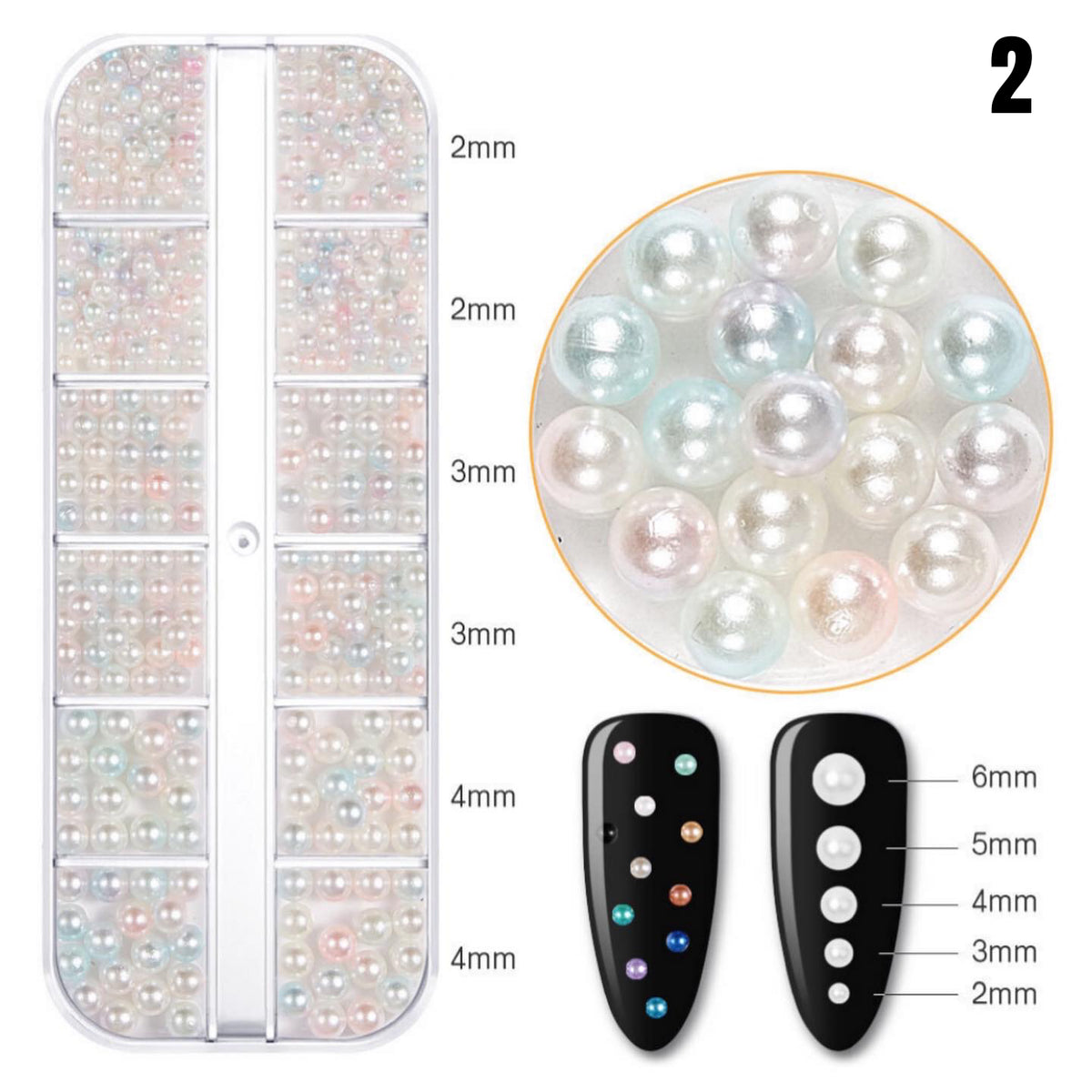 Pearl Nail Art Decoration