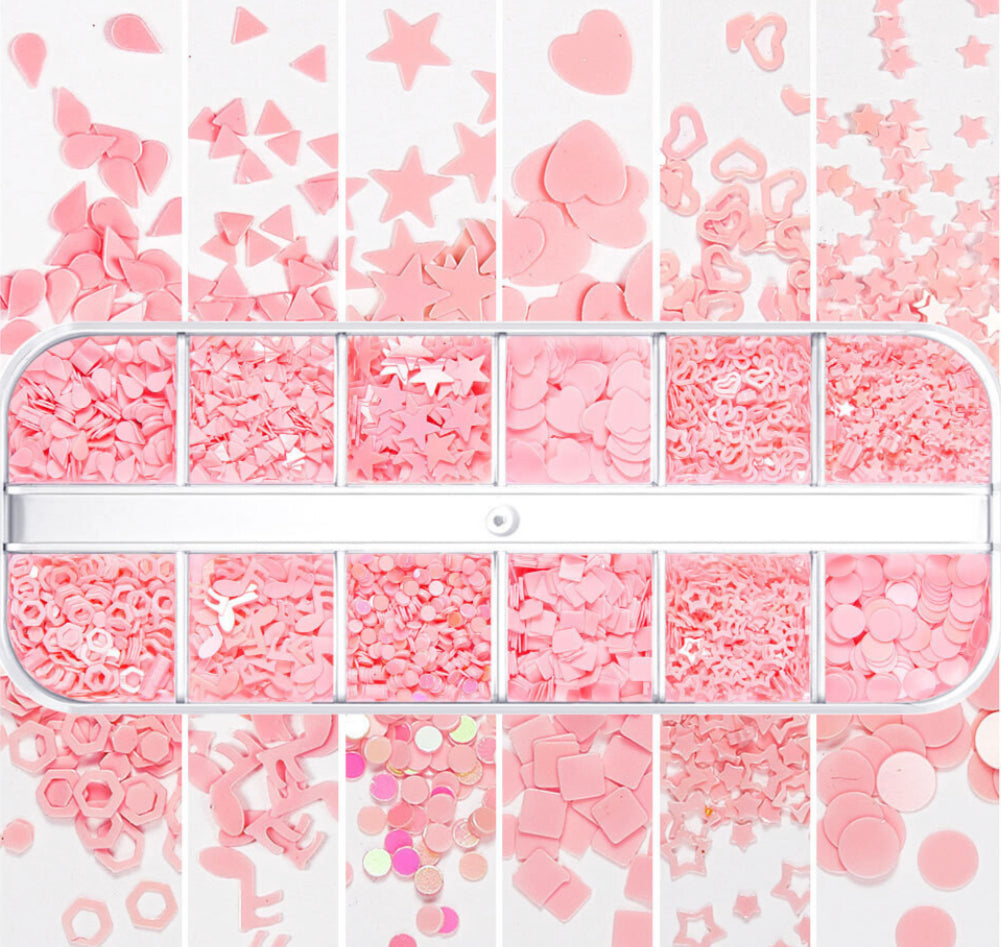 Pink Nail Decoration