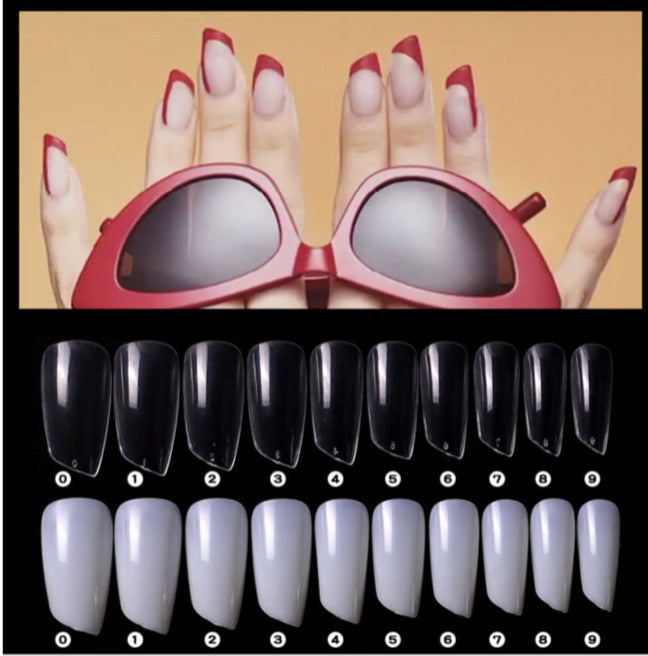 Lipstick Packet Nail Tips - 500pcs
