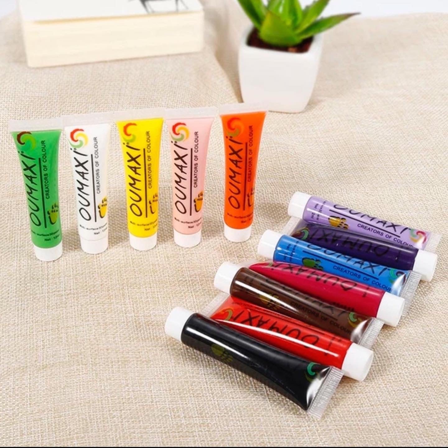 Acrylic Nail Art Paint  -12 pcs set