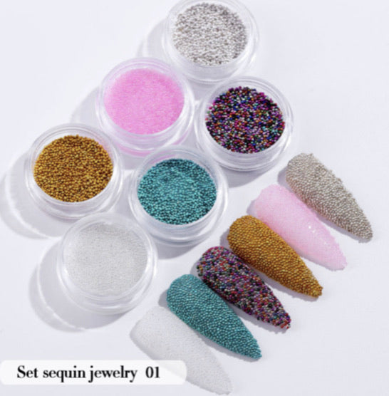 Caviar Glitter Set - 6pcs