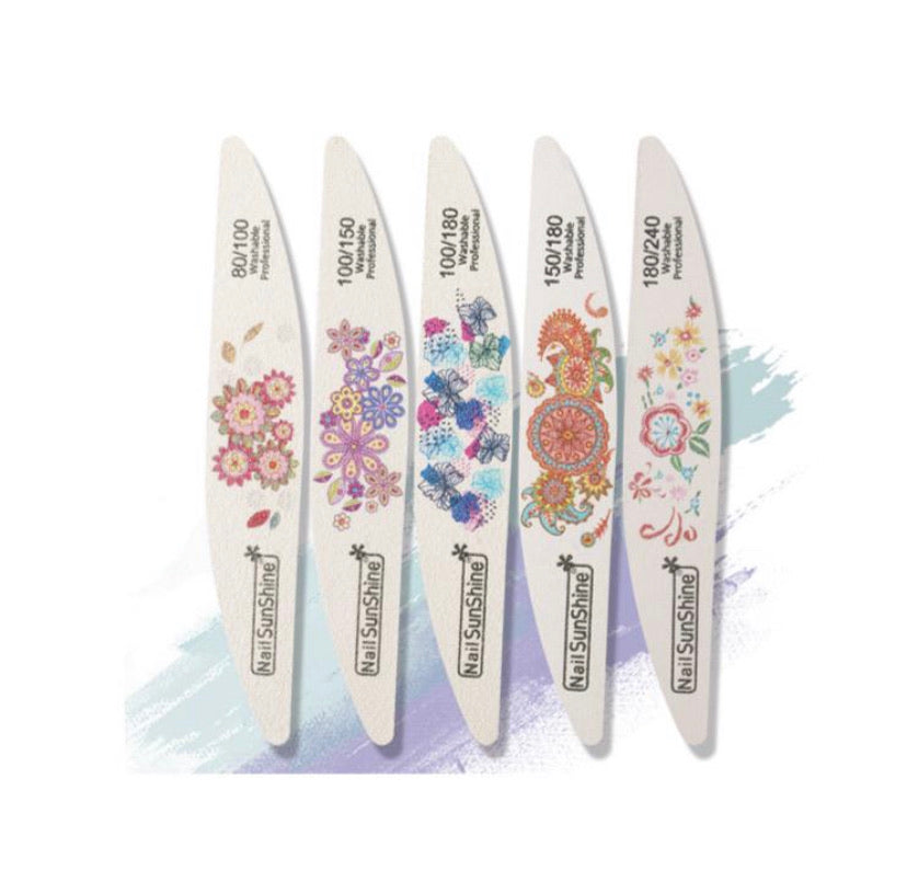 NailSunShine ZJC-02 Washable Filers - 5 pcs